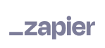 Zapier Automating workflows with time tracking, trusted by Zapier