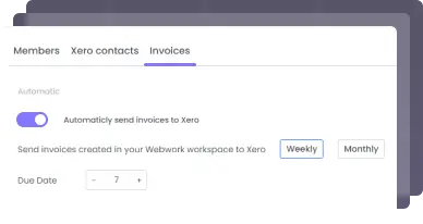 Пошаговая интеграция Xero с WebWork Интеграция Xero с WebWork