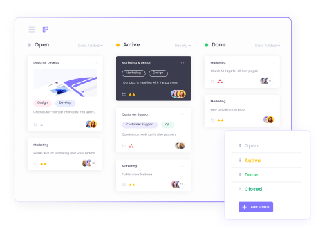 Task and Project Management with Custom Controls Task and project management with customizable features