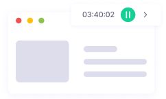 Stay Focused with Web Time Tracker Time tracking with the web time tracker running in the background