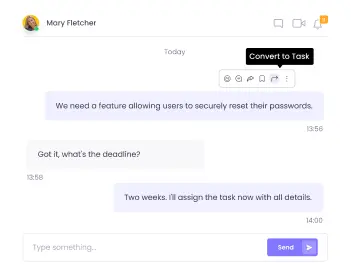 Team Chat Best Hubstaff Alternative with built-in team chat