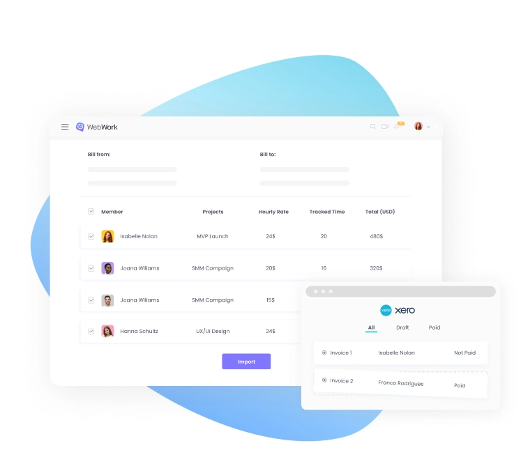 Интеграция Xero с WebWork Time Tracker Интеграция Xero с WebWork